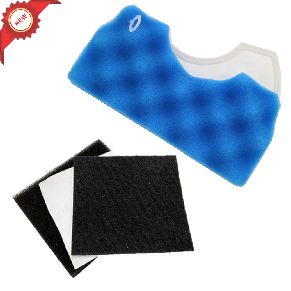 

1 Set Blue Sponge Filter + 1 Set Dust Hepa Filter for Samsung DJ63-00669A SC43-47 SC4520 SC4740 VC-9625 VC-BM620 Vacuum Cleaner