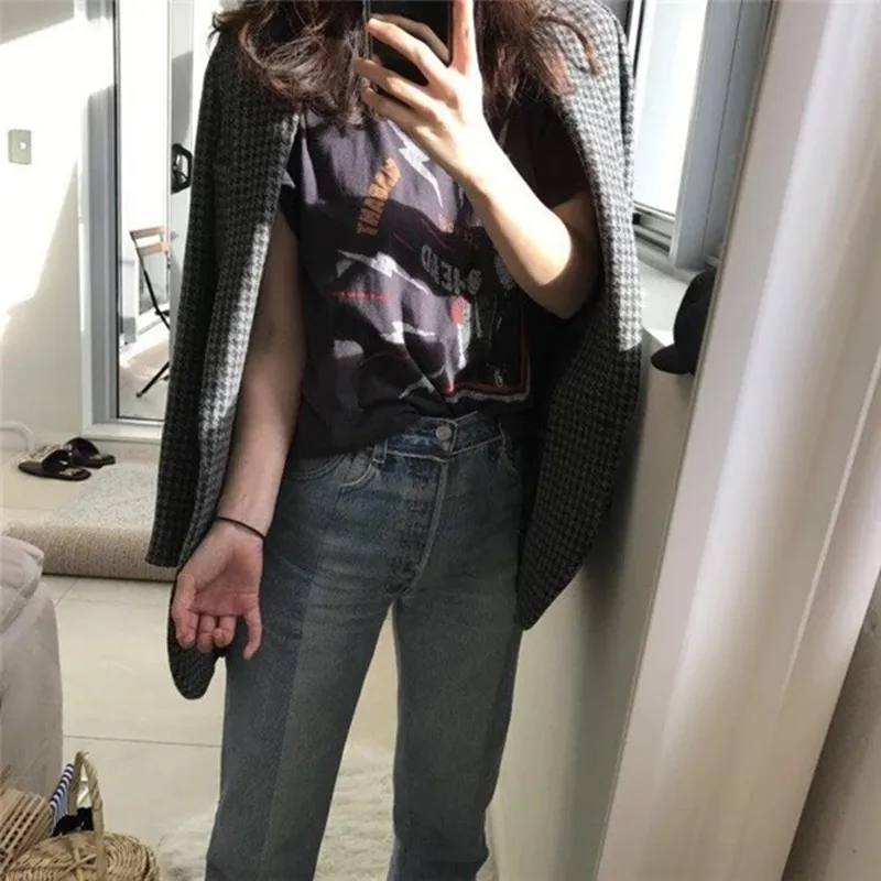 Женский пиджак в корейском английском стиле офисные винтажные толстые пушистые