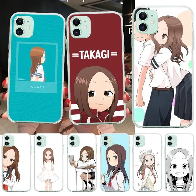 Чехол для телефона HPCHCJHM karakai jouzo no takagi san iPhone 11 pro XS MAX 8 7 6 6S Plus X 5S SE 2020 XR | Мобильные