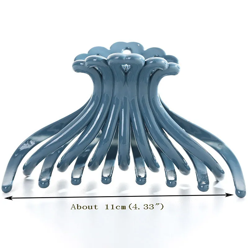 Женский большой зажим для волос краб пластиковые заколки простые ванны