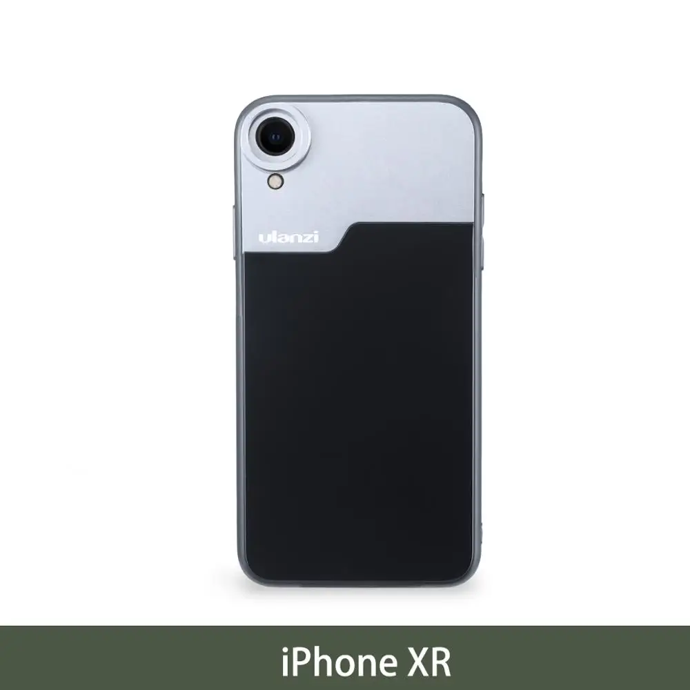 for iPhone XR Чехол для телефона Ulanzi для iPhone 7/8 X XS XR 11 Pro Max samsung S10 N10 HUAWEI P30 mate 30 Pro анаморфные линзы 17 мм чехол для объектива - Цвет: for iPhone XR