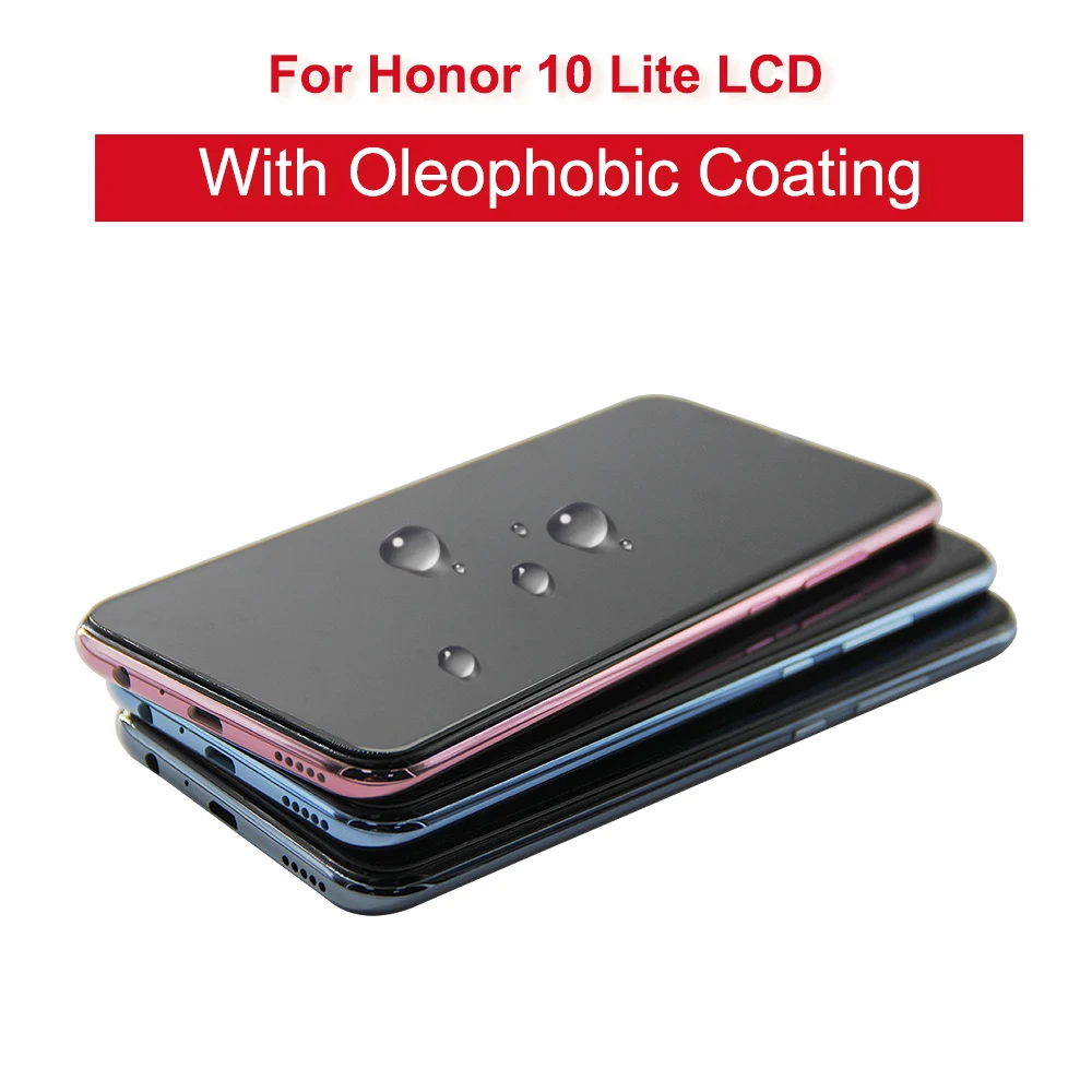 Original Display For Huawei Honor 10 Lite LCD Touch Screen Digitizer with Frame Global Version 6.21&quot HRY-LX1 HRY-LX2 | Мобильные