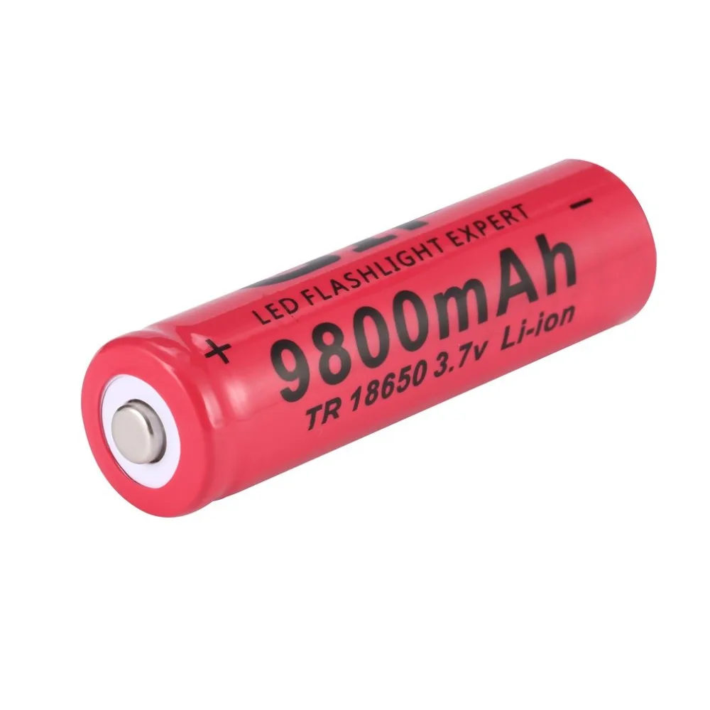 20 шт TR 18650 3,7 V 9800mAh емкость литий-ионная аккумуляторная батарея с двойным/четырьмя зарядным устройством для светодиодный фонарик батареи Прямая поставка
