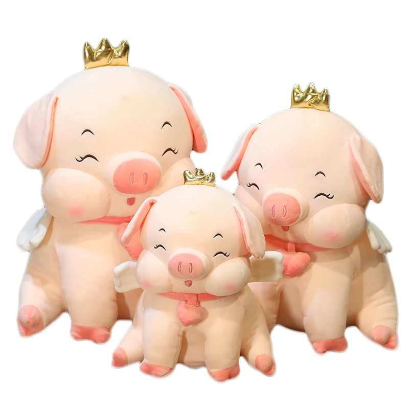 Мультяшные милые плюшевые игрушки в виде розовой свиньи 1 шт. 35/45/55 см набивные