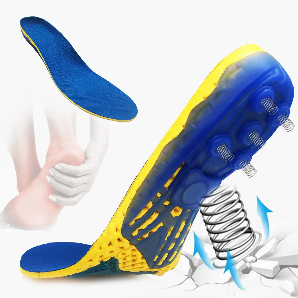 EVA Spring silicone sole insole flat feet orthotic insoles arch support orthopedic inserts Plantar Fasciitis,Feet Pain,foot care