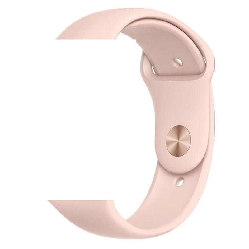 Pink silicone IWO8 1:1 Смарт часы последняя версия IWO8 reloj inteligente ЭКГ монитор сердечного ритма информация советы для Apple iPhone Android - Цвет: Pink silicone