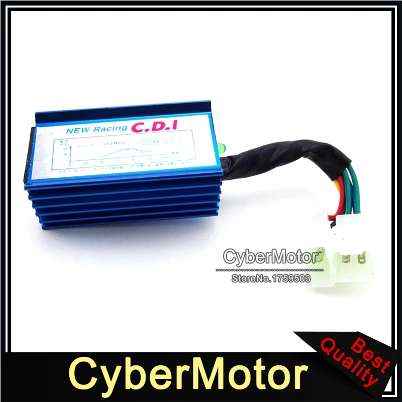 Blue Racing Ignition 6 Pin AC CDI Box For 150cc 160cc 200cc 250cc Engine Pit Dirt Bike Motorcycle ATV Quad Roketa Kazuma Sunl | Автомобили