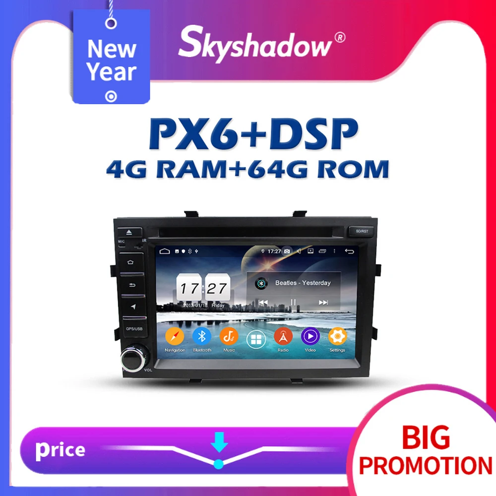 Автомобильный DVD-плеер PX6 DSP IPS Android 9. 0 4G + 64 Гб Wifi Bluetooth 11 RDS радио GPS карта для Chevrolet