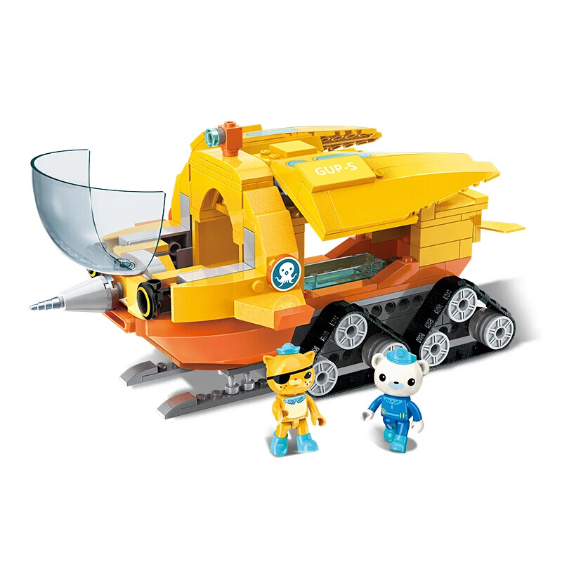 Octonauts строительные блоки игрушка подкова краб лодка набор для просвещения