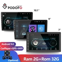 podofo 910 car radio multimedia video player android 2 din for nissan toyota kia vw suzuk hyunda renault honda ford stereo
