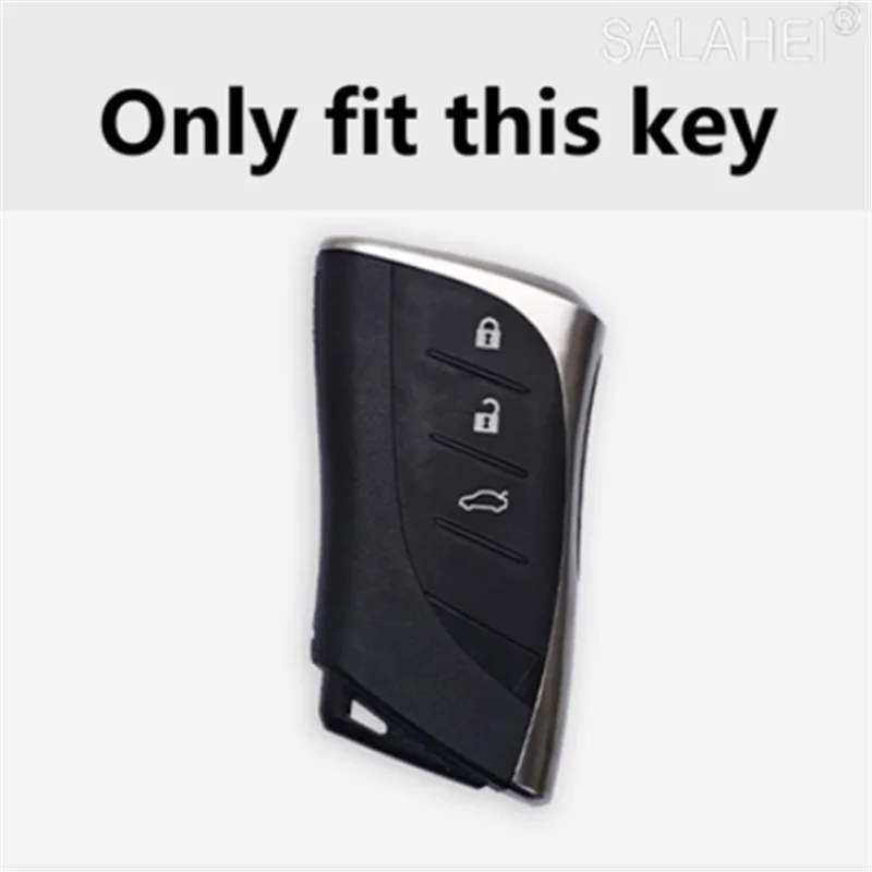 

Zinc Alloy + Silicone Car Key Case Full Cover Shell For Lexus NX GS RX IS ES GX LX RC 200 250 350 LS 450H 300H ES200 RX250T
