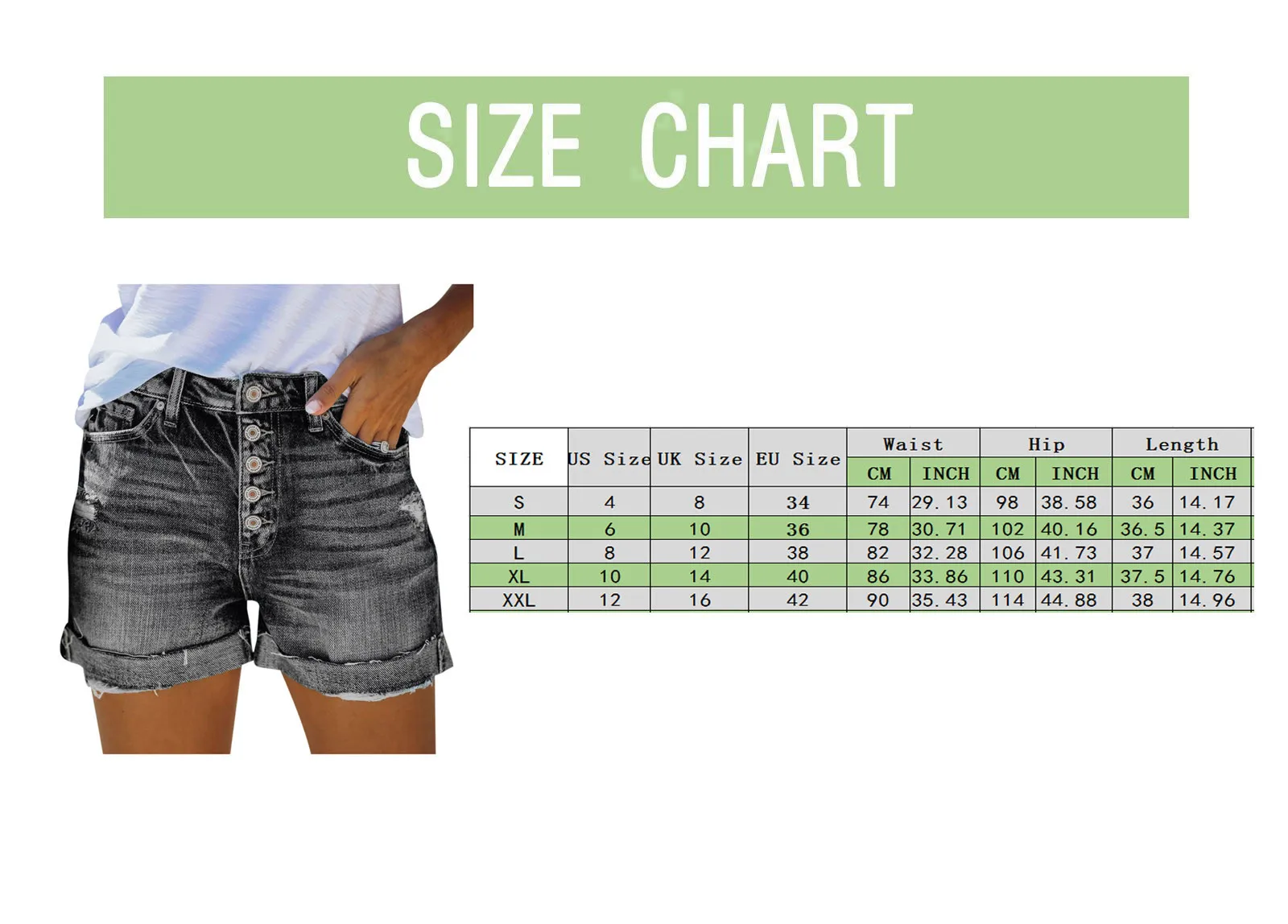 

Jeans Woman High Waisted Skinny Pocket Denim Button Stretch Pants Short Jeans Streetwear Shorts Jeans Feminino