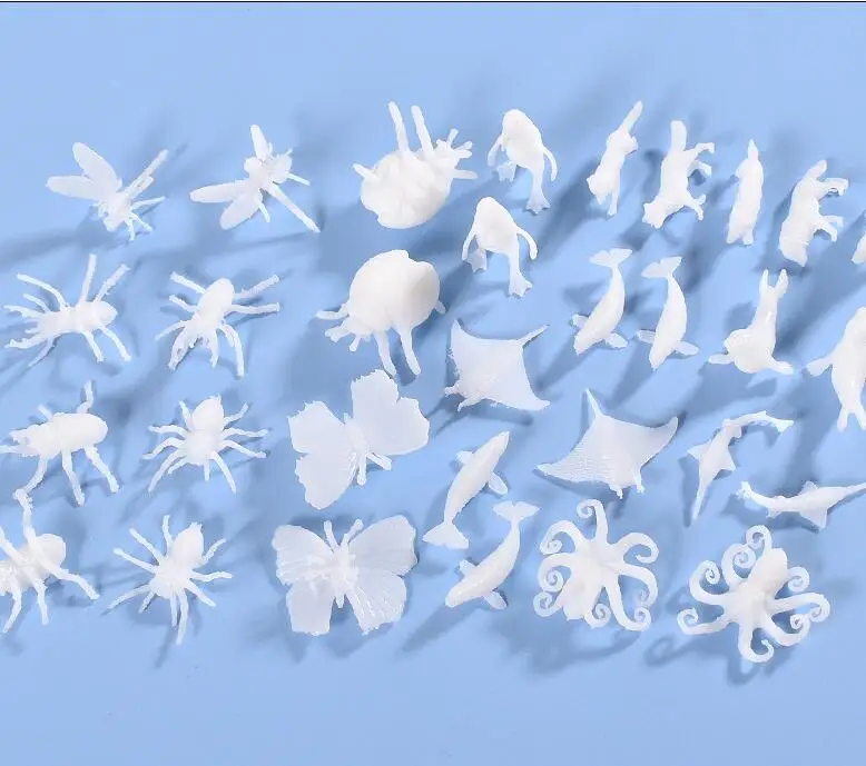 Новинка 3 шт./лот различные стильные полимерные мини 3D насекомые-бабочки жук