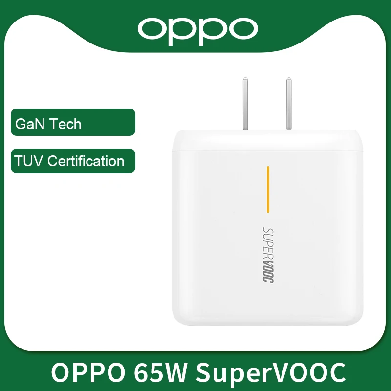 OPPO 65W Gan SuperVOOC Charger USB Type-C Power Adapter For oppo Find X2 Pro Reno 3 R17 | Мобильные телефоны и аксессуары