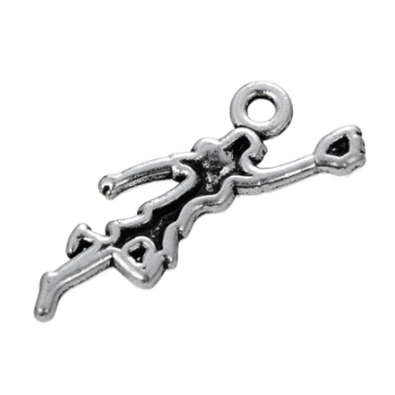 Спортивные Подвески Skyrim в виде софтбола античные посеребренные с одной стороны