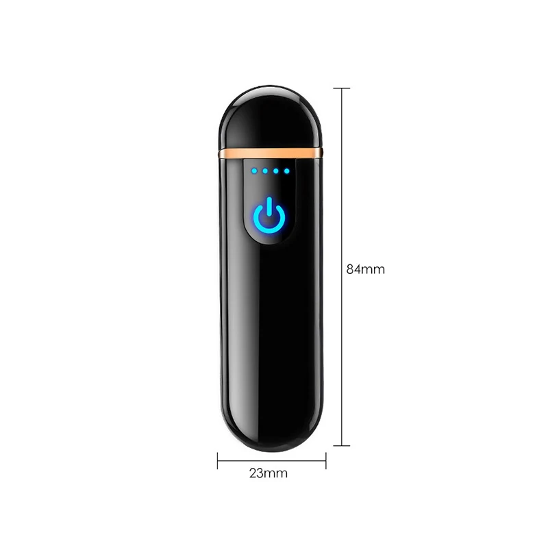 Windproof Dual Arc Lighter Flameless Electronic USB Rechargeable Electric for Cigarette Candle with LED Power Display | Дом и сад