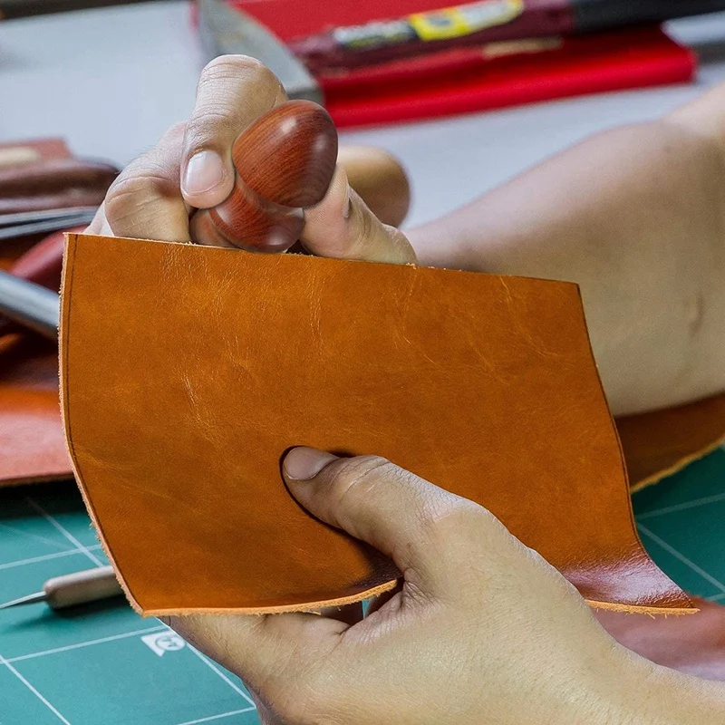 

6 Pcs Leather Knife Set, 4 Leather Edge Beveler Edge Skiving Beveler, Leather Cutting Knife, Leather Craft Device