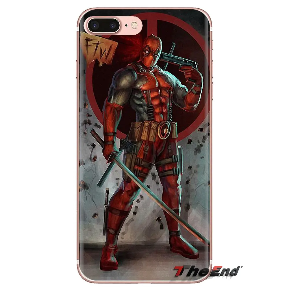 Силиконовый кожаный чехол для телефона крутой Дэдпул из Вселенной Марвел LG G3 G4