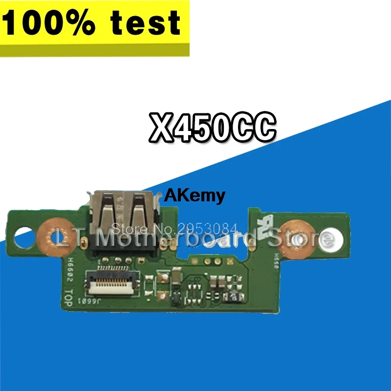 

Для For Asus X450VC X450C A450C K450C X450L A450L Y481C Y481L X452M X552M ноутбук аудио USB IO Плата интерфейса звуковая карта
