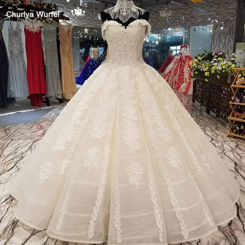 LS01440 бисерное украшение на шею свадебное платье с открытыми плечами открытой