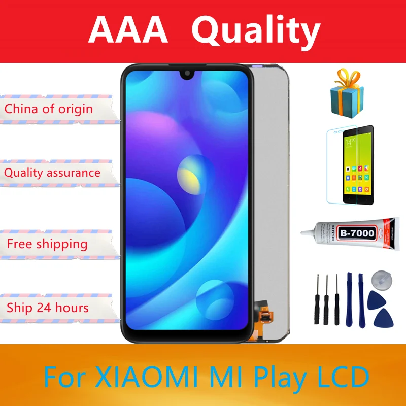 Pantalla Lcd de 5,84 "para Xiaomi Mi Play, montaje de digitalizador con pantalla t&aacute;ctil para Xiaomi MiPlay-0