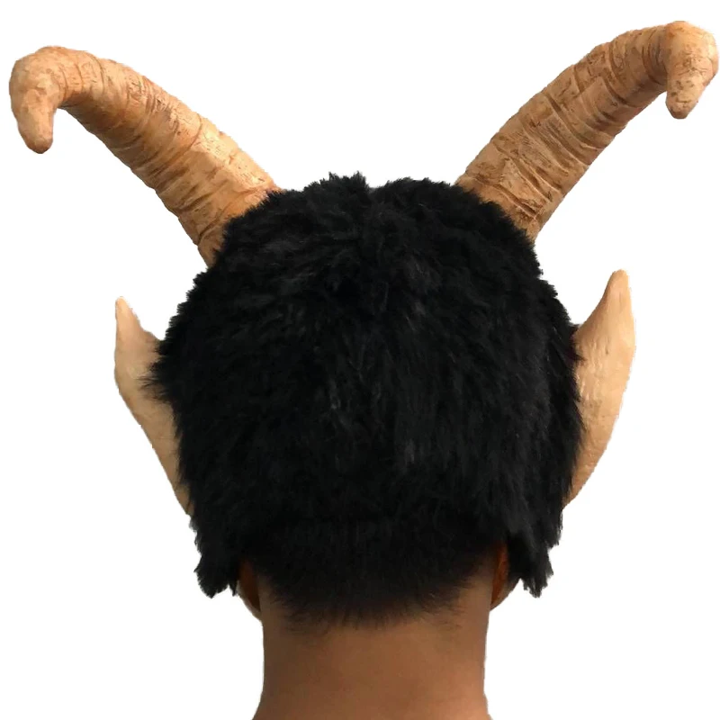 Новинка латексная маска с Люцифером гудком маски на Хэллоуин костюм страшный