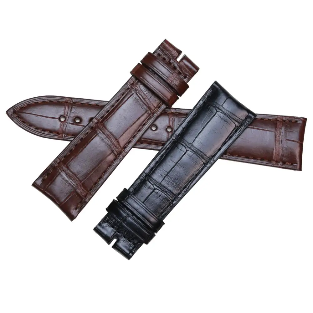 Pesno заменить мужские t ремешки для часов Jaeger-LeCoultre Master 1368420/1362501 кожа аллигатора ремень для часов Мужские аксессуары