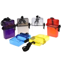 1pc outdoor waterproof pockets key money storage box case holder plastic case