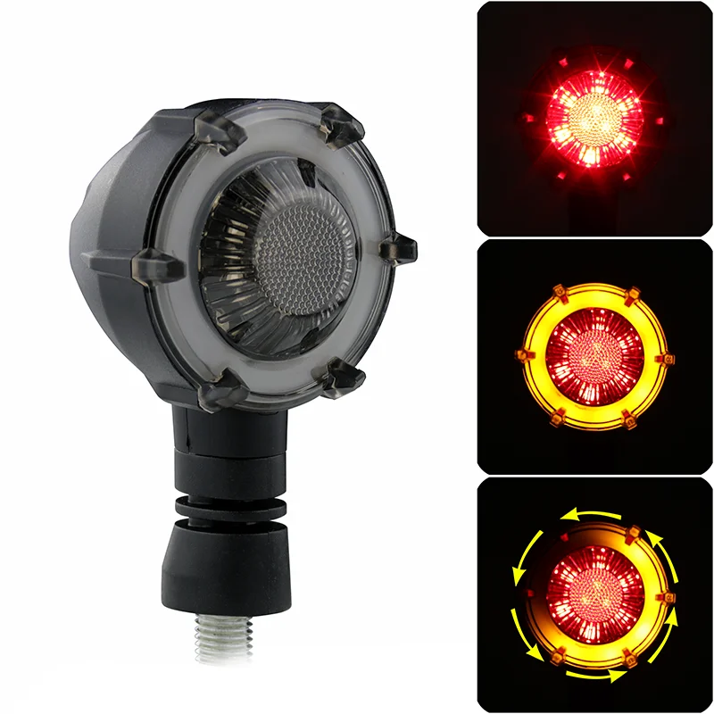 

2pcs Motorcycle Retro LED Turn Signal Light Universal Warning Light Blinker Indicator Flasher Lamp for BMW Suzuki Kawasaki Honda