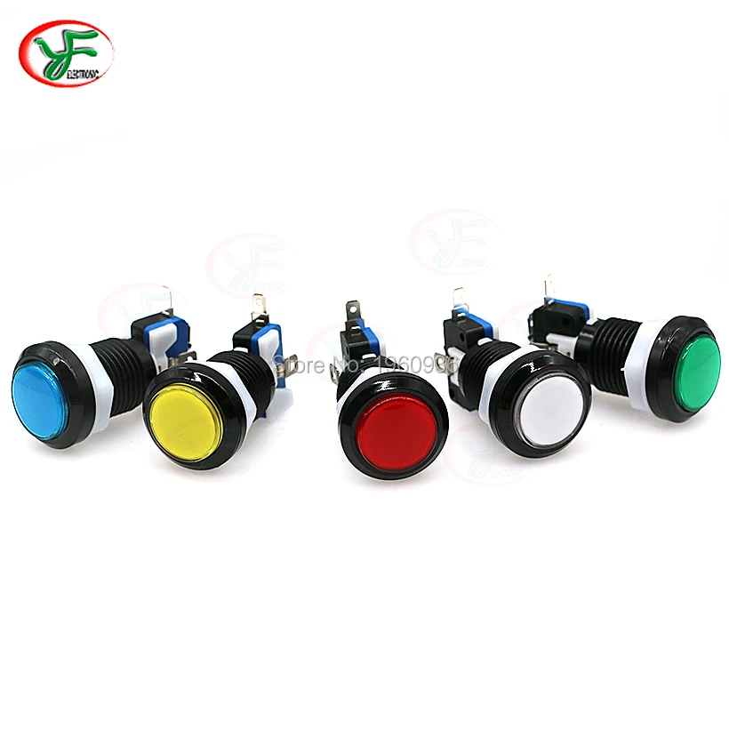 Бесплатная доставка 10 шт./лот 33 мм аркадная пусковая кнопка с