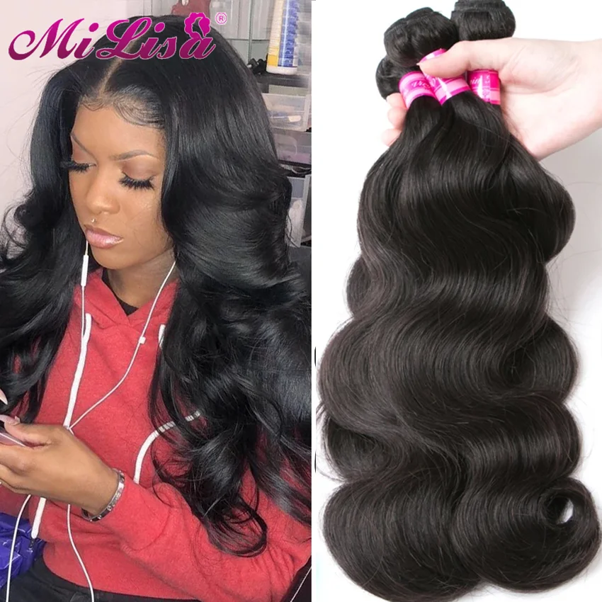 

Body Wave Bundles Human Hair Bundles For Hair Bundle Remy Hair Extension Smooth 30 Inch Long Cheap Brazilian Hair Weave Bundles