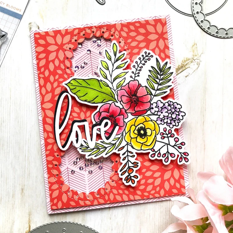 

JC Circle Ring Background Metal Cutting Dies Scrapbooking Craft Mold Cut Die Stencil Handmade Tool Paper Card Make Template New