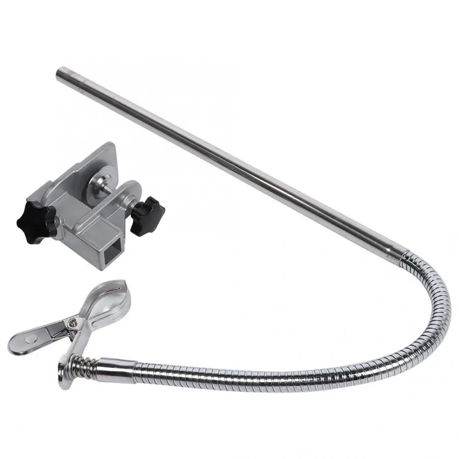 Нескользящая Гибкая подставка из нержавеющей стали с зажимом для стола груминга