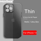 0,2 мм Ультратонкий матовый чехол для телефона iPhone 13 12 11 Pro Max 13 Mini X XR XS Max 6 6S 7 8 Plus SE 2020 тонкий мягкий жесткий полипропиленовый чехол