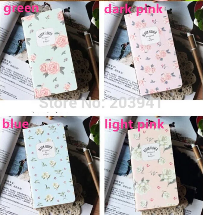 1 шт./лот винтажный цветочный мини-блокнот в стиле ретро Красивый блокнот с