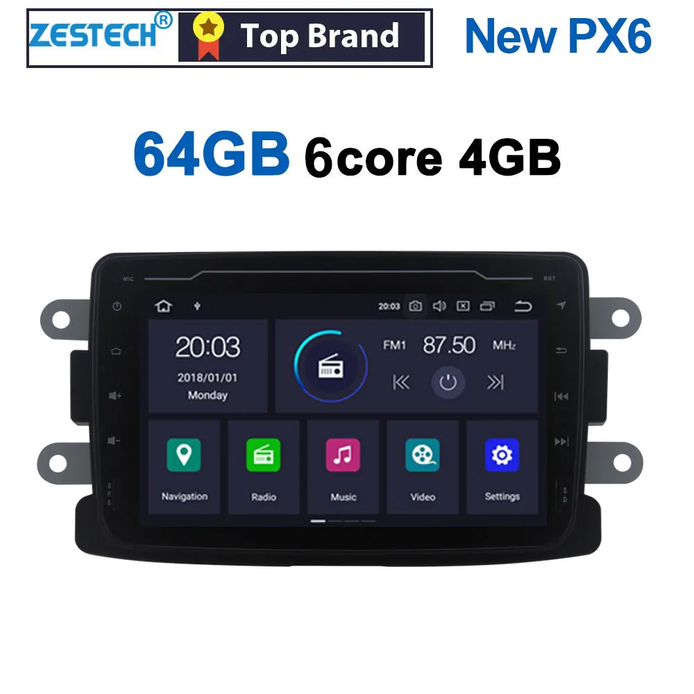 1 Din Android 10 0 автомобильный DVD плеер для Duster Dacia Logan Sandero стерео радио автомобиль Renault