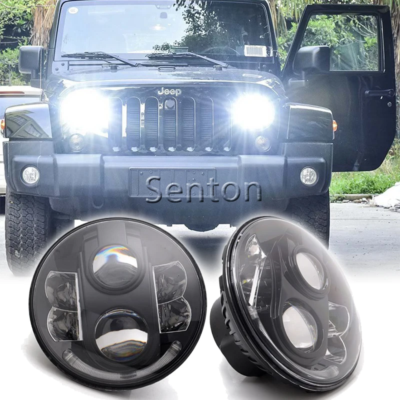 7 дюймовый светодиодный головной светильник преобразования Наборы 80 Вт супер