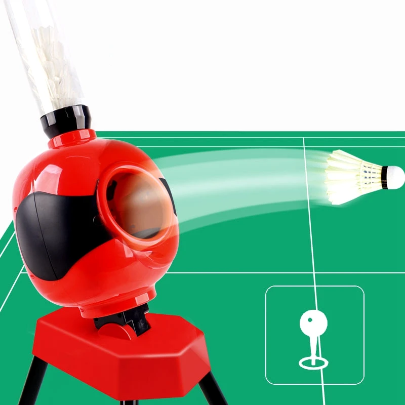 Бадминтон сервер Машина Портативный Автоматическая обслуживание аккомпанеиер