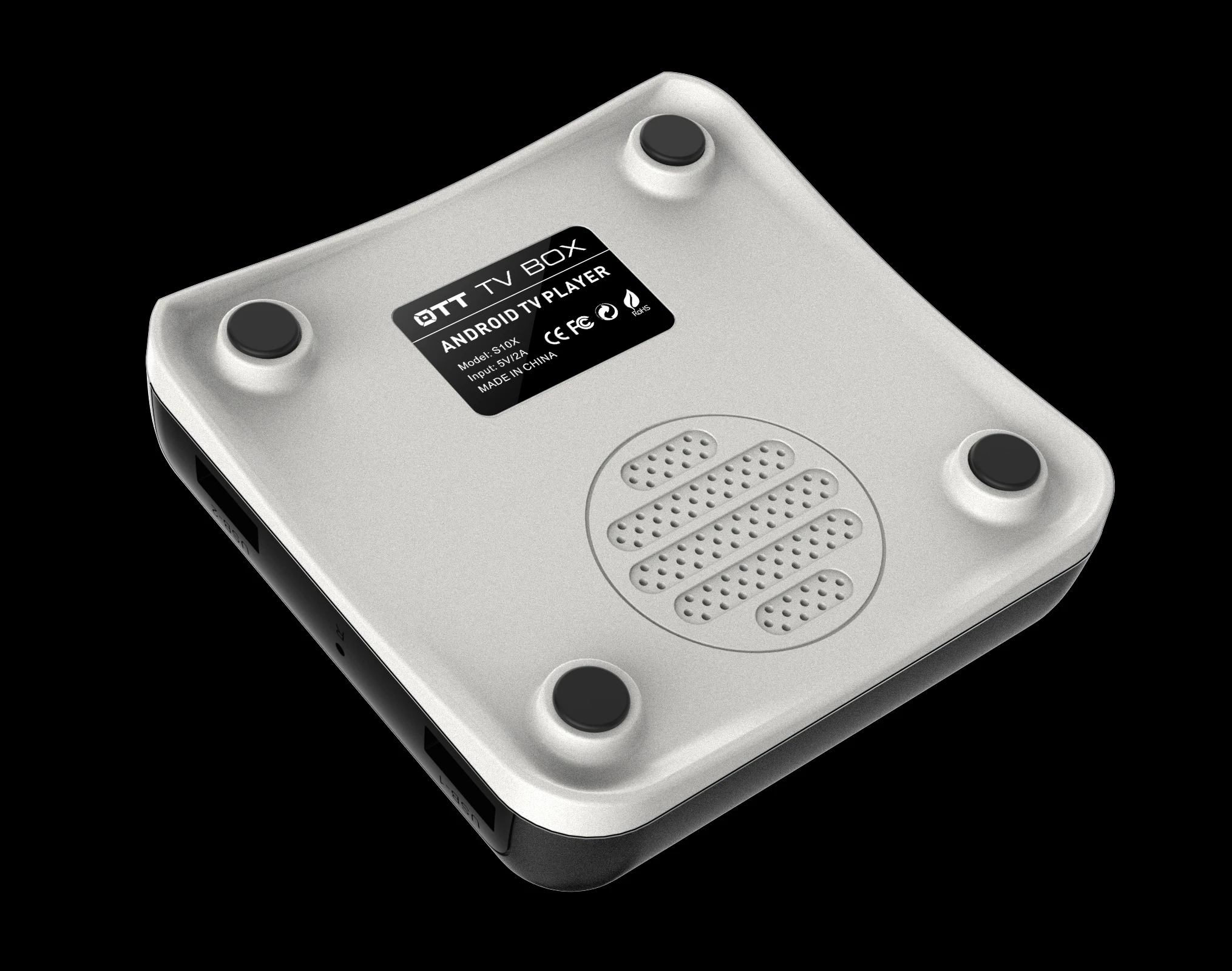 50 шт./лот mxq s10x amlogic S905X четырехъядерный 2 Гб 16 голосовой умный динамик двойной wifi