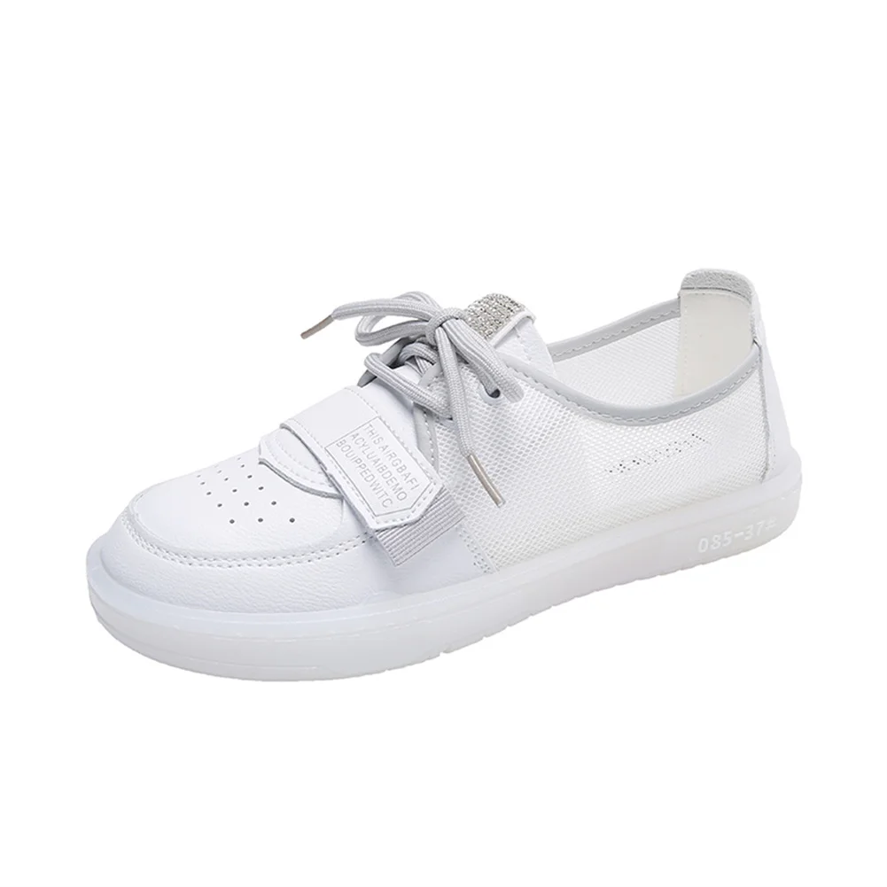

Ladies Breathable Mesh Comfy Flats Lace Up Classic Casual Sneakers Summer 2021 New Arrival Shoes Fashion Trendy Woman Popular
