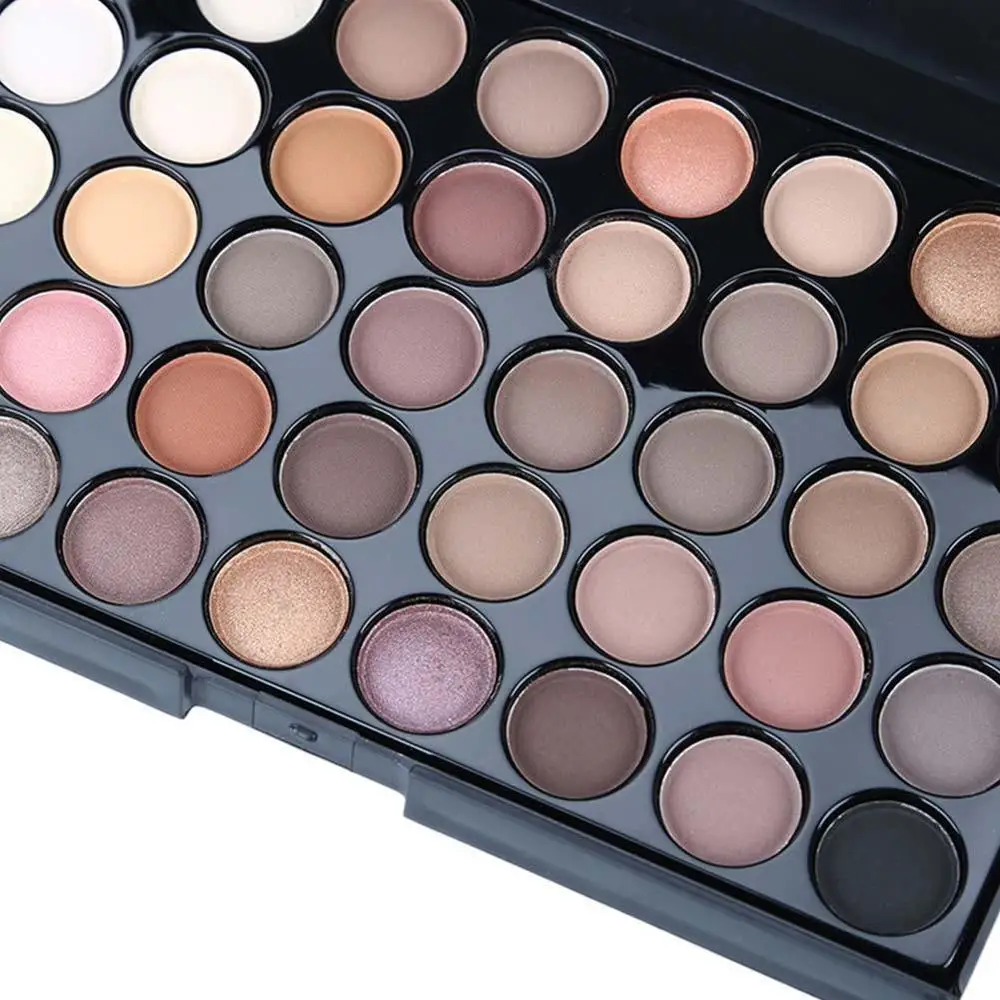 40 цветов матовые тени для век палитра профессиональный дымчатый макияж пигмент