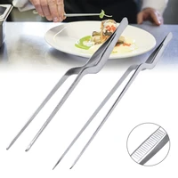 141620232630cm kitchen tweezer bbq food tweezer clip mini chief tongs stainless steel portable for picnic barbecue cooking