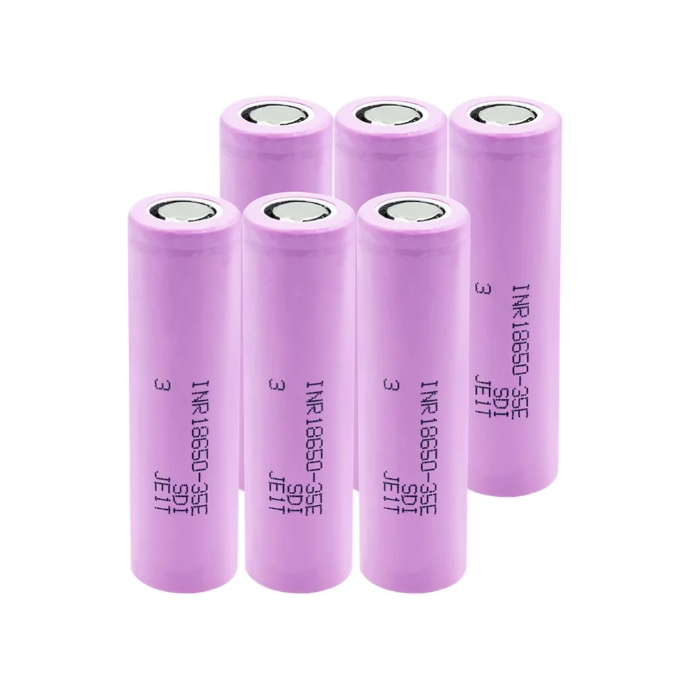 

10PCS 18650 Original 18650 3500mAh 13A Discharge INR18650 35E Battery Li-Ion 3.7v Rechargable Battery