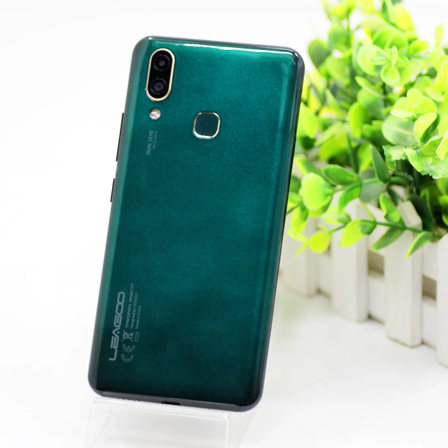 LEAGOO S11, 4 ГБ, 64 ГБ, Android 9,0, 6,3 дюйма, дисплей в виде капли воды, смартфон Helio P22, четыре ядра, 13 МП, двойная камера, отпечаток пальца, мобильный телефон