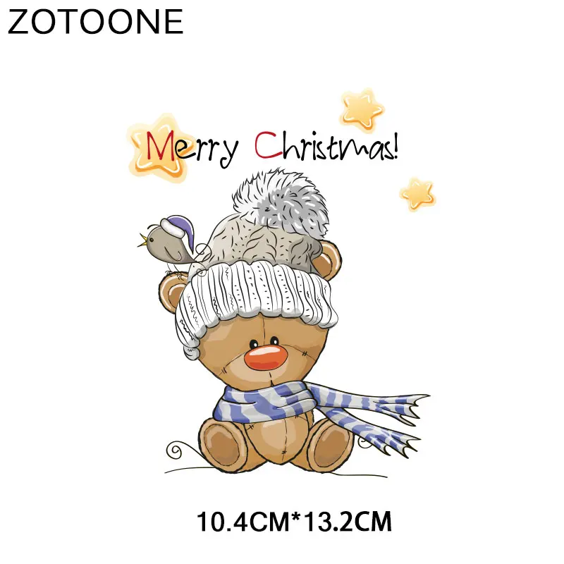 1575 ZOTOONE милые животные обезьяна медведь Железные на патч передачи для одежды футболки приложения DIY теплопередачи аппликации стикер E - Цвет: 1575