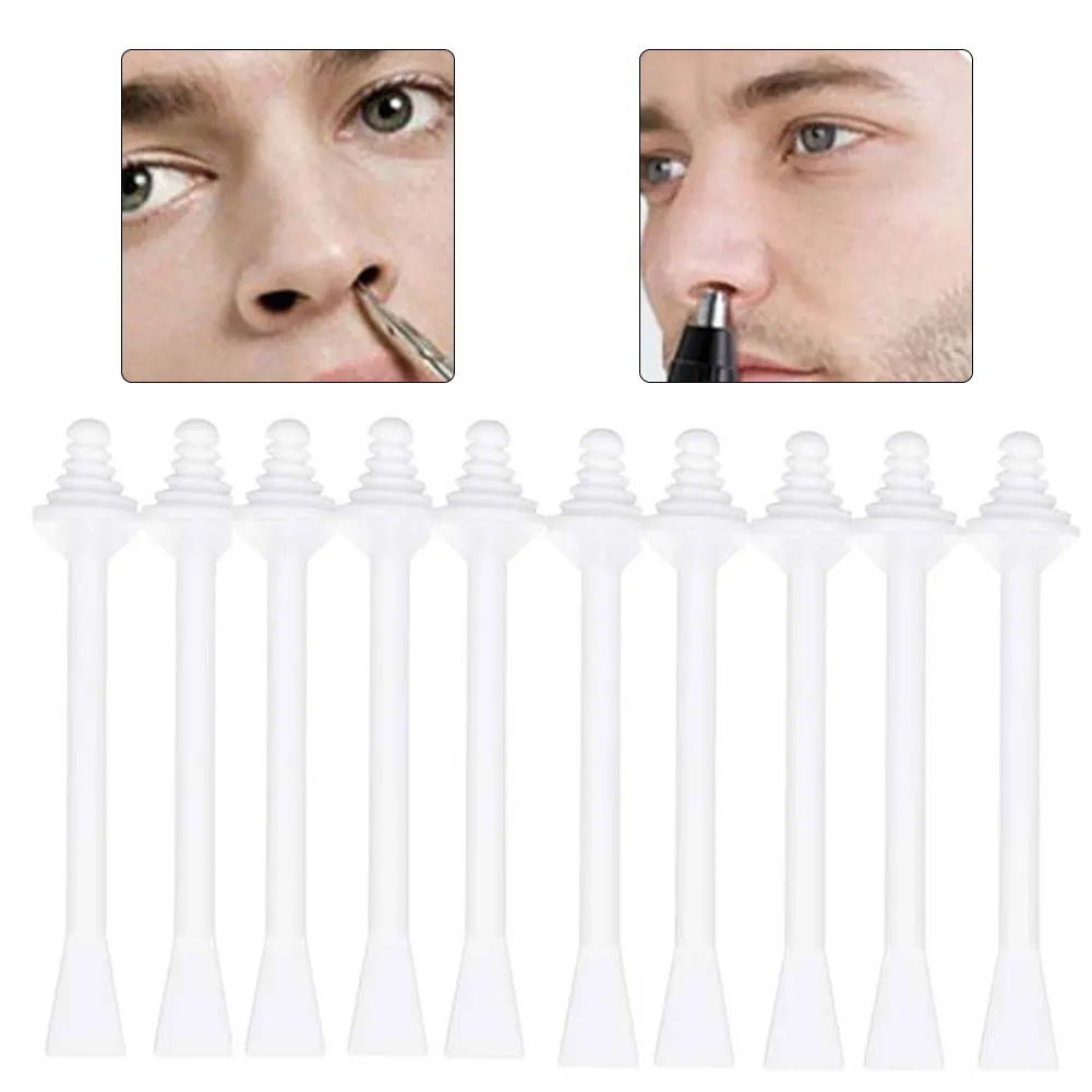 

Nose Wax Sticks Nose Wax Applicator Kit Disposable Nostril Cleaning Spatulas Nose Hair Removal 10PCS