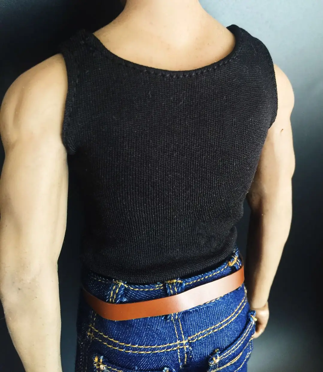 1/6 Scale Male Solider белый жилет черная футболка для 12 дюймов Phicen Hottoy jiaol кукла фигурка
