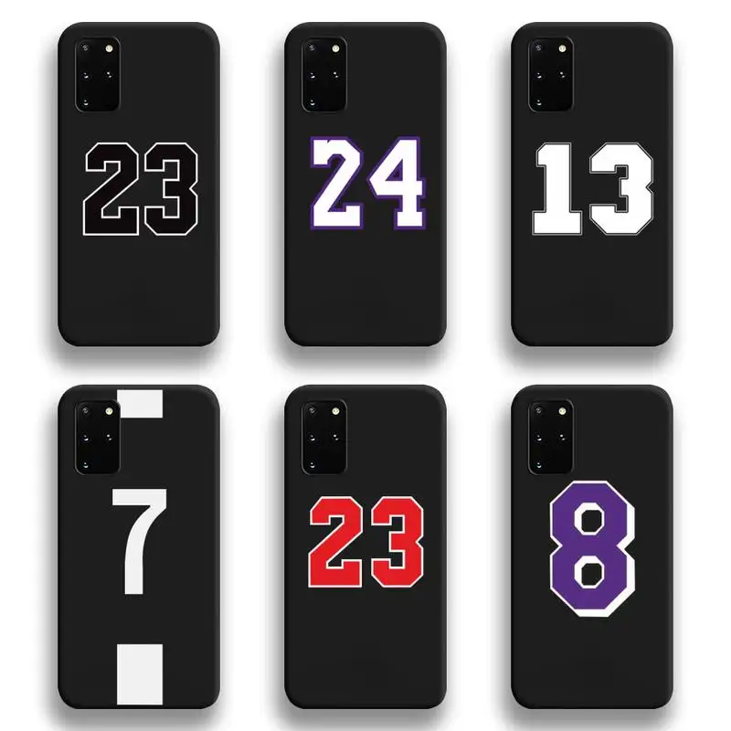 

Basketball Football 23 24 7 13 Phone Case For Samsung Galaxy S21 Plus Ultra S20 FE M11 S8 S9 plus S10 5G lite 2020