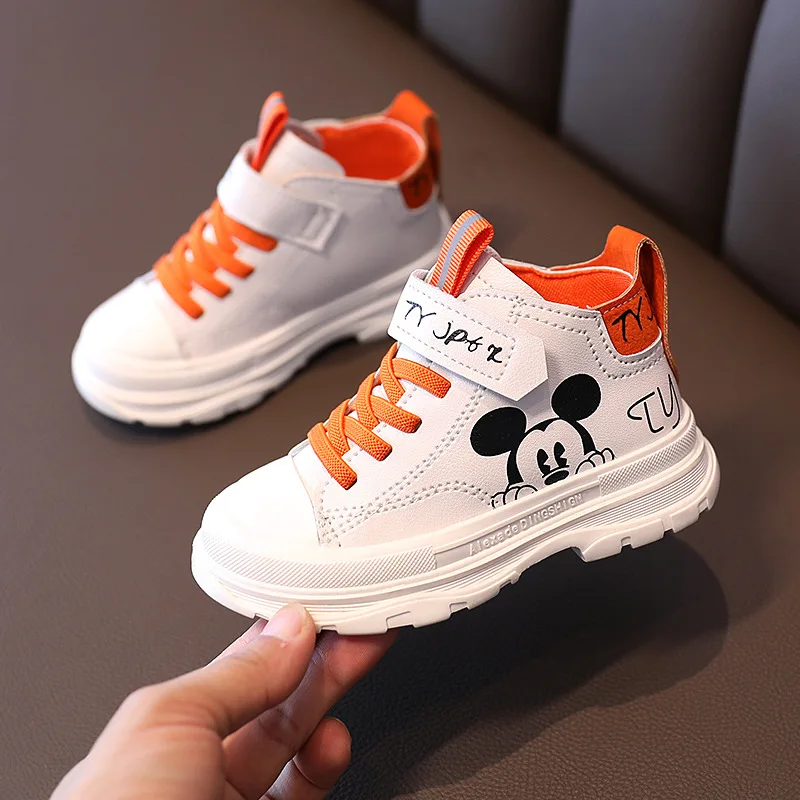 Кроссовки Disney Детские с Микки Маусом повседневная спортивная обувь для