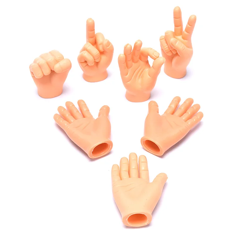 

1/2 шт. мультяшный Забавный набор пальцев рук и ножек для пальцев креативные игрушки для пальцев вокруг маленькой руки Модель Хэллоуин подар...